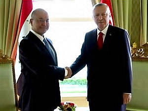 Irak Cumhurbaşkanı Salih, Erdoğan ile görüştü
