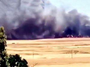 Kerkük'te Kürtlere ait tahıl tarlaları yakıldı