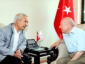 İsmail Beşikci, Mızraklı’yı ziyaret etti