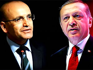 Erdoğan, Mehmet Şimşek'le görüştü