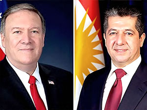 Pompeo'dan Mesrur Barzani’ye destek telefonu