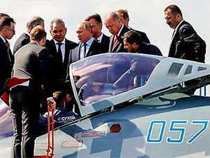 Putin, Erdoğan'a SU-57'leri tanıttı