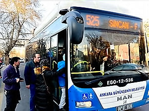 Ankara'da toplu taşımaya zam