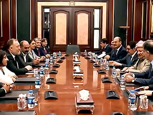Mesud Barzani HDP heyetini kabul etti