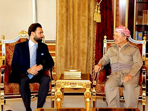 Mesud Barzani Lübnanlı parlamenter heyet ile görüştü