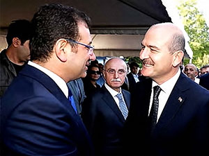 Süleyman Soylu ile Ekrem İmamoğlu törende bir araya geldi