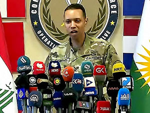 Koalisyon Sözcüsü: Peşmerge IŞİD’le savaşan ilk güçtür