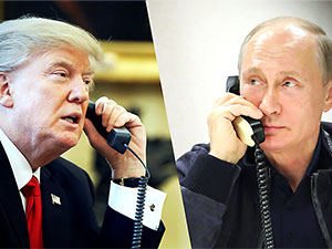 Putin'den Trump'a teşekkür telefonu