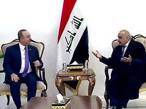 Çavuşoğlu Bağdat'ta