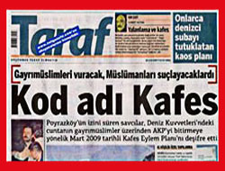 Başbakan'dan Taraf'a 'kafes' tepkisi