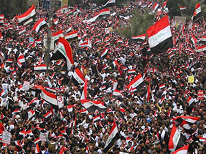 Irak'ta ABD karşıtı gösteriye on binler katıldı