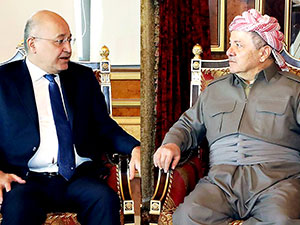 Mesud Barzani, Berhem Salih’i kabul etti