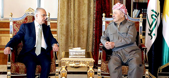 Mesud Barzani Irak Dışişleri Bakanı ile görüştü