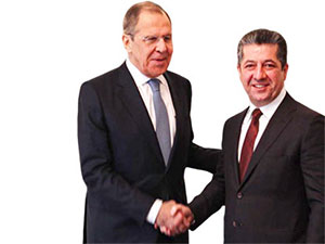 Mesrur Barzani'den Lavrov’a: Suriye’de Kürtlerin haklarını gözetin