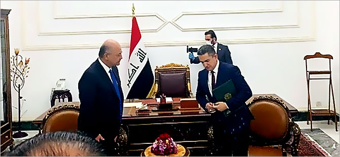 Irak'ta hükümeti kurma görevi Adnan ez-Zurfi’ye verildi