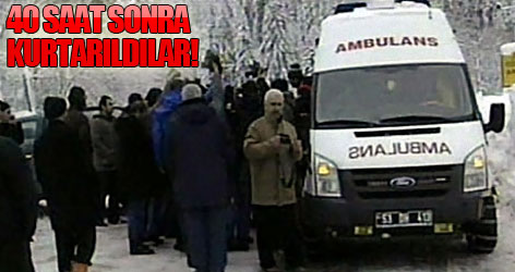 Ovit Dağı'nda mahsur kalan 18 kişi kurtarıldı