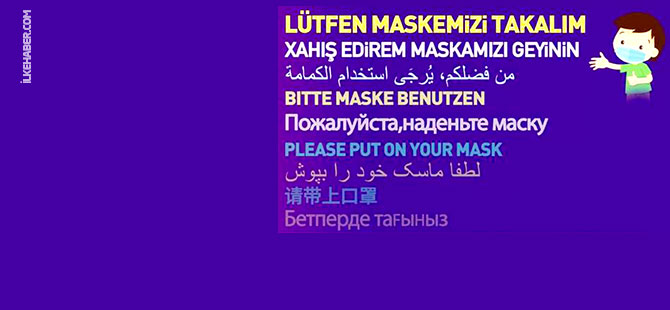 Belediyeden 10 dilde ‘maske’ uyarısı: Kürtçe'ye yer verilmedi