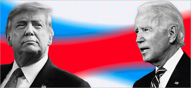 Trump ile Biden seçimler öncesi son kez kapıştı