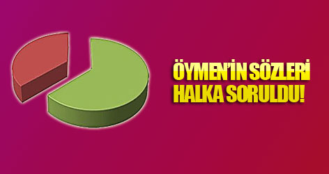 Öymen'in sözleri halka soruldu