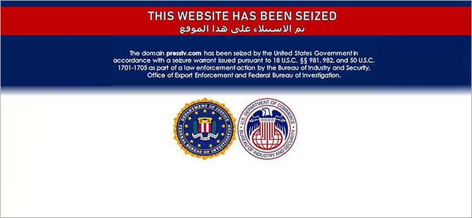 ABD, İran medyasına ait Press TV'nin internet sitesine el koydu