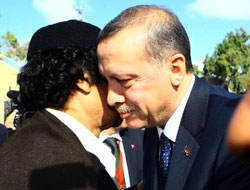 Kaddafi ile Erdoğan 2,5 saat görüştü