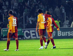 Galatasaray Bursa'da yıkıldı