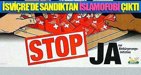 İsviçre'de sandıktan İslamofobi çıktı