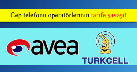 Türkcell'in 35 liralık atağına Avea'dan 30 lira cevabı