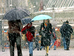 İstanbul'da kar yağışı başladı