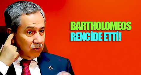 Bartholomeos'un konuşması rencide etti
