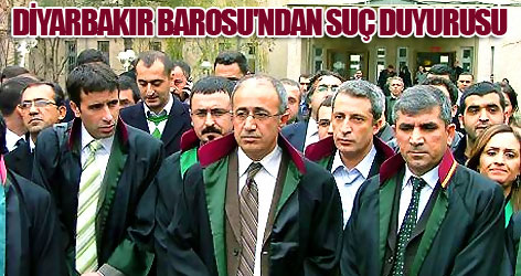 Diyarbakır Barosu'ndan suç duyurusu