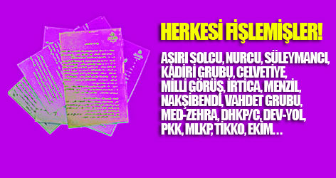 Fişlemek STK'nın 'rutin' faaliyeti!