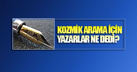 Yazarlar Aramayı Yorumladı