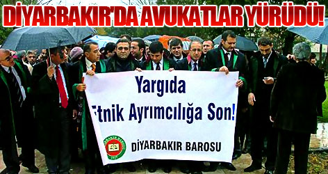 Diyarbakır'da avukatlar yürüdü!