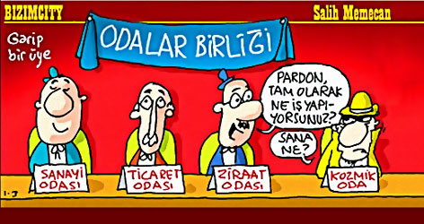 Salih Memecan 'Kozmik Oda'yı çizdi