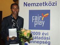 Elvan "Dünya Fair-Play" ödülünü aldı.