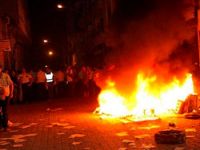 BDP Dörtyol ilçe merkezi ateşe verildi