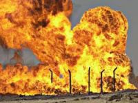 Ağrı'da doğalgaz boru hattında patlama