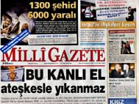 Milli Gazete'den Arınç'a ince yanıt