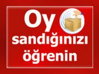 Oy kullanacağınız sandığı öğrenin