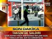 Taksim'de patlama