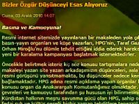 PKK'den Orhan Miroğlu açıklaması!