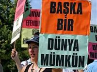 Taksim'de G8 eylemi