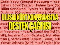 Ulusal Kürt Konferansı’na Destek Çağrısı