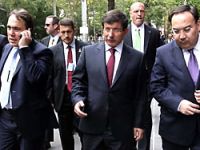 Davutoğlu'ndan İsrail protestosu!