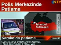 Sultangazi polis merkezinde patlama!