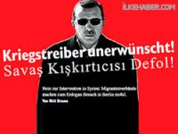 Alman gazetesinden Erdoğan için Türkçe 'defol' manşeti