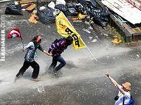 Taksim'den 'olağandışı' bir kare: Bir BDP'li, bir Kemalist, bir Ülkücü...