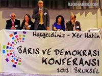 Barış ve Demokrasi Konferansı Brüksel’de başladı