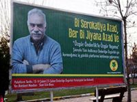 Öcalan fotoğrafları bilboardlarda